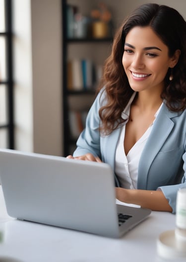 A beauty technician carefully performs a skincare procedure on a woman, who is lying down with her hair pulled back and face covered in a transparent mask. The technician is wearing gloves and holding a precision tool, working under a bright ring light.
