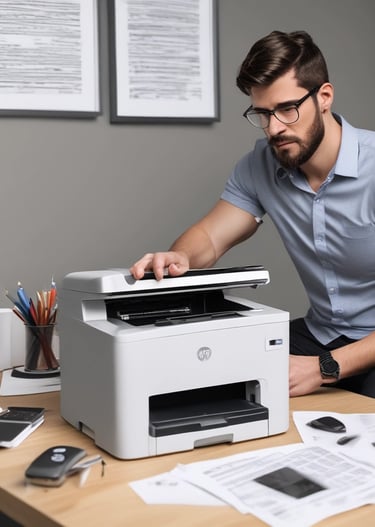 A professional printer with a dark gray exterior and simple design. The front panel features various indicator lights labeled On/Standby, Ribbon, Paper, and Error. The brand name 'Citizen' is displayed prominently at the top.