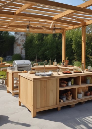 Close-up of hands fitting a wooden drawer, showcasing custom carpentry.