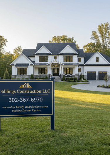 Siblings Construction LLC customer support team-Family-owned Delaware construction company