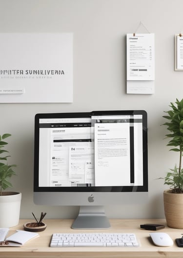 Screenshot showcasing a colorful, modern website created by our team.