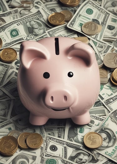 A visual representation of stock market trends.