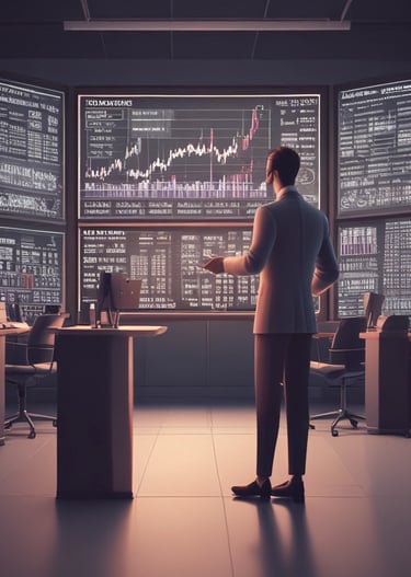 An inspiring mentorship session between a trader and mentor.