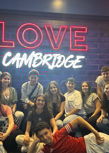PriegoEnglish students on an English immersion trip in Cambridge, UK.