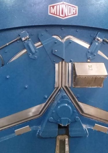 lavadoras industriales funcionando