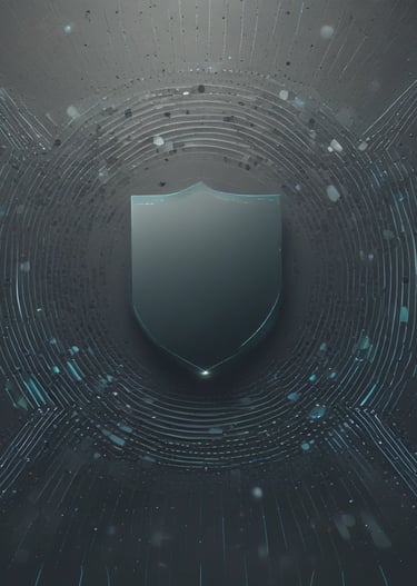 A close-up of a computer screen displaying a cybersecurity warning.