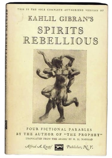 Spirits Rebellious by Khalil Gibran - Merken Magazine Banned Books