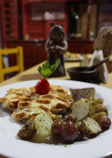 milanesa de llama al coquena 