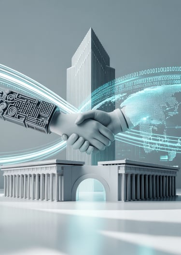 Human-AI partnership in digital transformation.