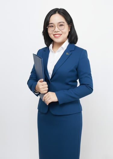 Professional Bali visa agent holding a client folder, ready to provide expert, reliable service.