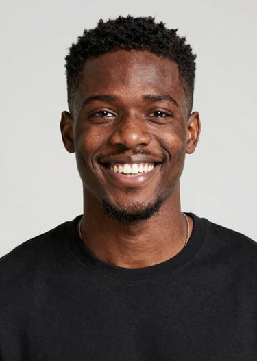 Close-up of a stylish Black woman wearing chic accessories from the collection.