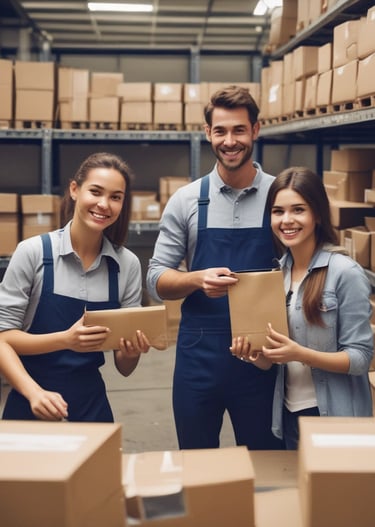 A professional handshake over a desk with coffee cups and green elements in background.