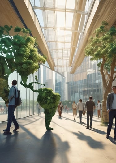 A consultant presenting strategic insights to a group of engaged professionals in a conference room.