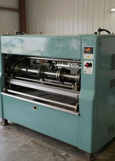 Skilled technician performing precise machine servicing.