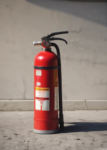 Close-up of a sprinkler system installed on a ceiling with red pipes.