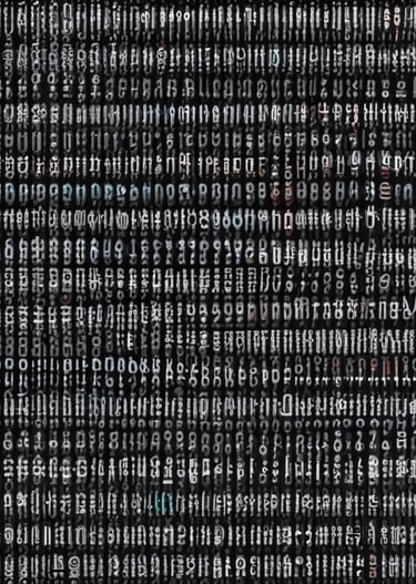 An abstract representation of secure AI technology.