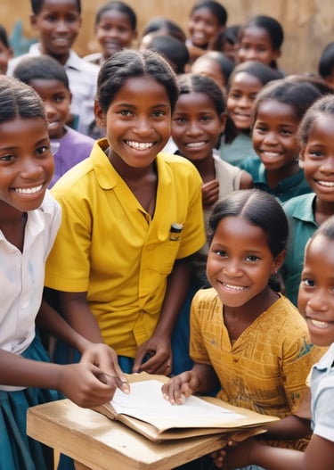 A graphic representing health and hygiene programs.