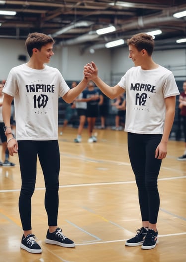 A child proudly showing a progress chart with milestones achieved.