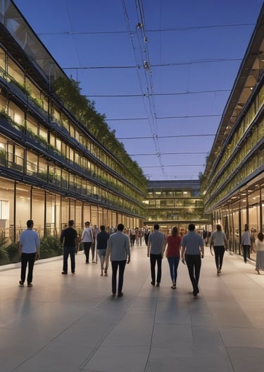 Image showing the founder, Mr. B. Mohan, in his office with LinkedIn open on his laptop screen.