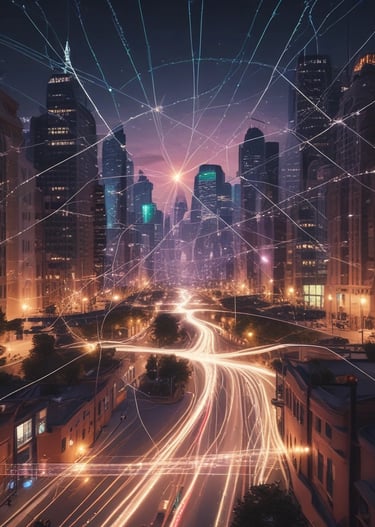 A bright red city bus with advertising for free Wi-Fi powered by a telecommunications company drives along a street. The bus appears to be in motion, and partially obscured by a tree. The background is slightly blurred, indicating speed. The word 'CROWN' is displayed on the bus’s digital sign.