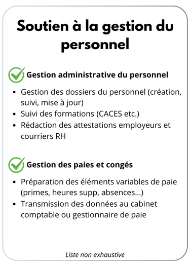Gestion administrative du personnel, Gestion des paie et congés payés