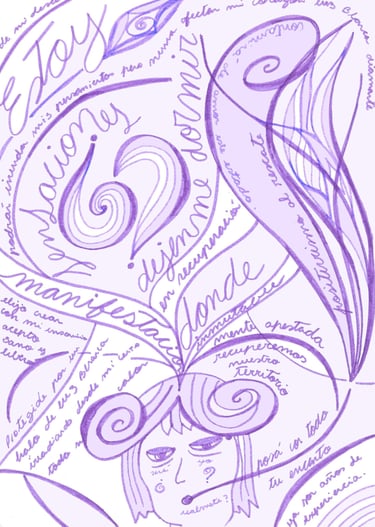 un dibujo sobre el insomnio