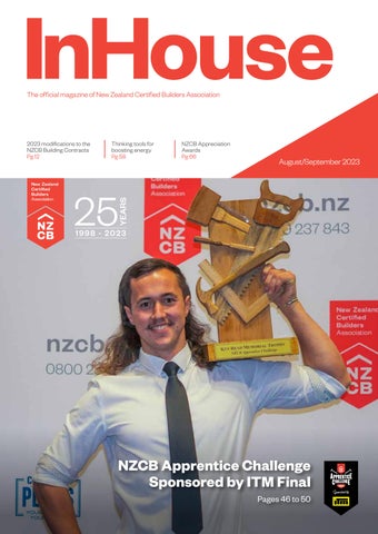 NZCB In House magazine August/September 2023 cover
