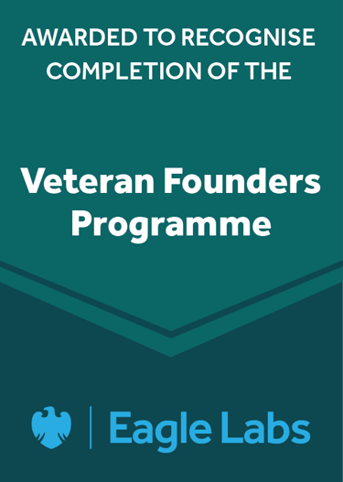 Veteran Founders Programme by Barclays Eagle Labs