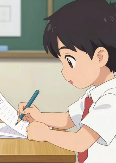 Close-up of colorful educational worksheets designed for young students.