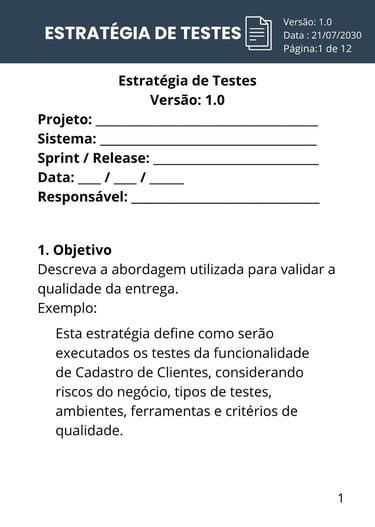 Estratégia de Testes QA