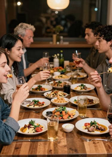 Close-up of a stylish Seven Cart kiosk decorated with fresh flowers at a city fair.