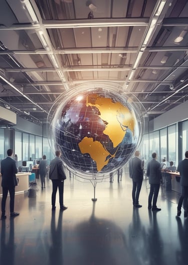 Close-up of a developer coding on a laptop with neon blue lighting.