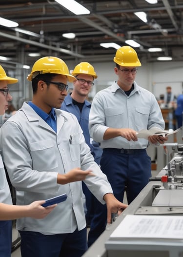 Close-up of hands typing on a laptop creating detailed standard operating procedures.