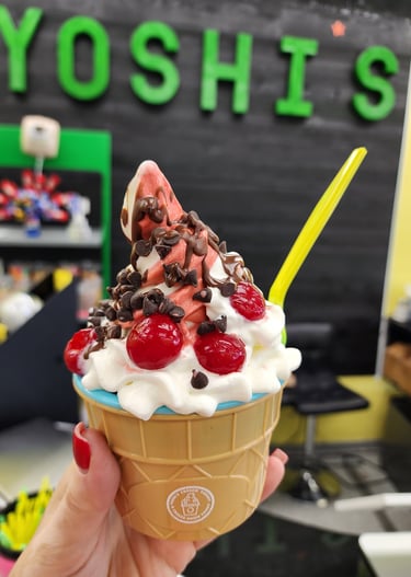 yoshis frozen yogurt ice cream shop loyalty cup Scottsbluff NE