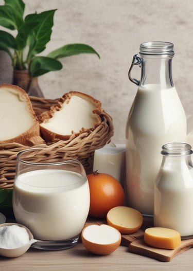 Close-up of a claypot filled with creamy curd, placed on a rustic wooden table.