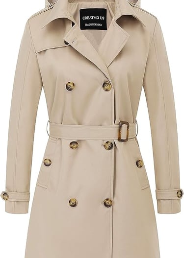 Women's Windbreaker,trench Coat