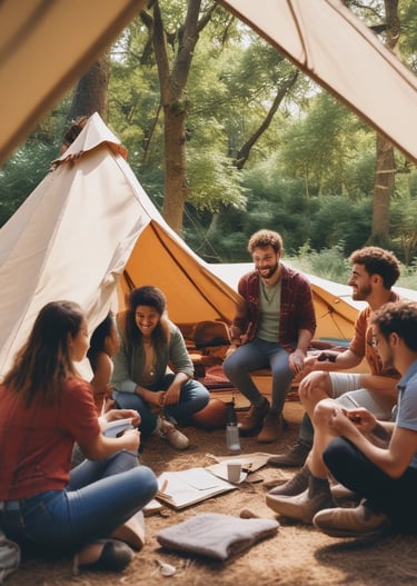 Volunteers working together to restore a local park bench.
