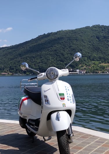 noleggio vespa tour lago di iseo