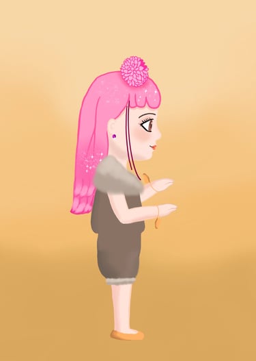 Mazell Dalliwell dance in the Duck Duck track