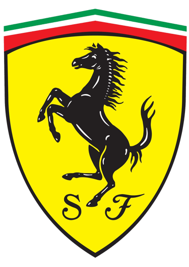 Logo Ferrari supercar voiture de sport