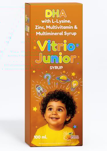 Vitrio Junior - Children's multivitamin with DHA by Strio Healthcare