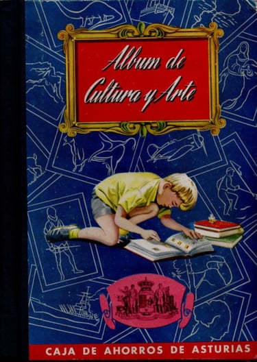 1954 Caja De Ahorros De Asturias Spanish Sports Card Album