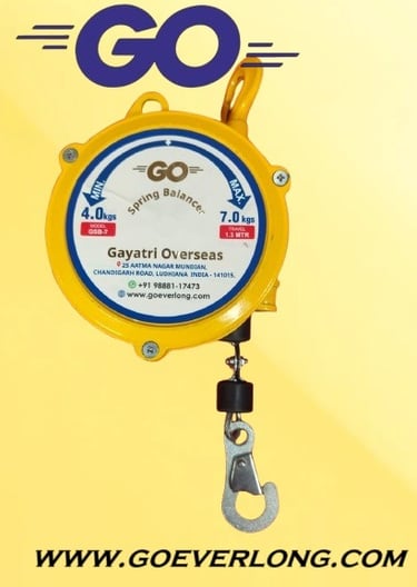 Spring Balancer for Portable Bag Closer Machine – Heavy-duty suspension unit for reducing operator fatigue