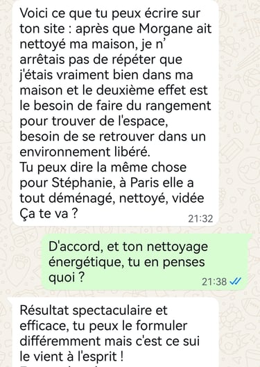 texte témoignage whatsapp