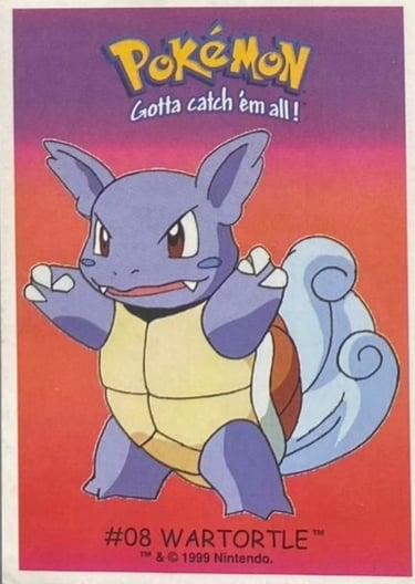 Wartortle Dunkin Boomer 1999