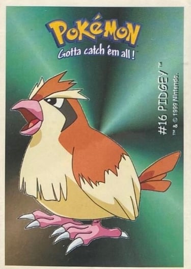 Pidgey Dunkin Boomer 1999