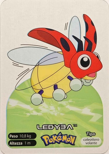 165 Ledyba Lamincards spécial édition
