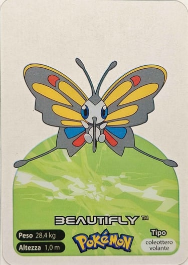 267 Beautifly Lamincards spécial édition
