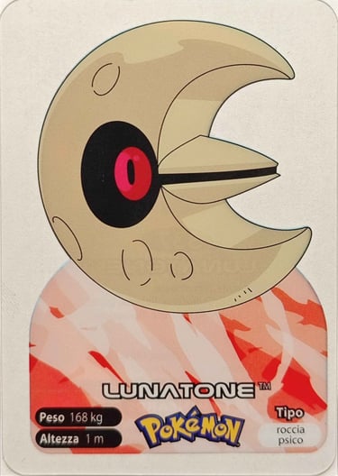 337 Lunatone Lamincards spécial édition