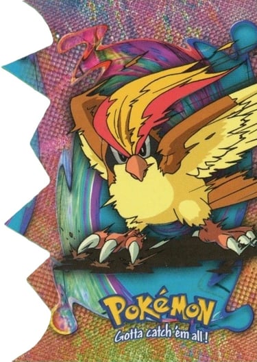 Die Cut EV12 of 12 Pidgeot Topps Pokémon series 2 US front